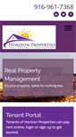 Mobile Screenshot of horizonproperties.com